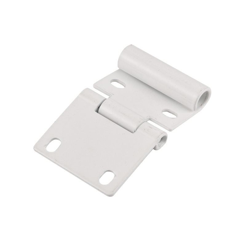 White Powder-Coated Center Hinge for Double Rollers | 2.0 mm Dual-Roller Variant – Model WT-T60034