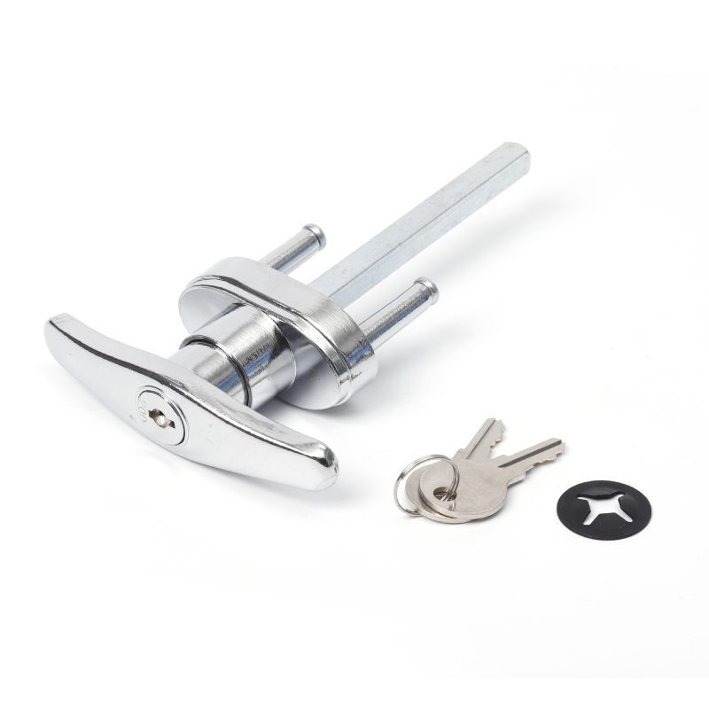Garage Door T-Handle with Key | Reinforced Security Handle – Model WT-L80013