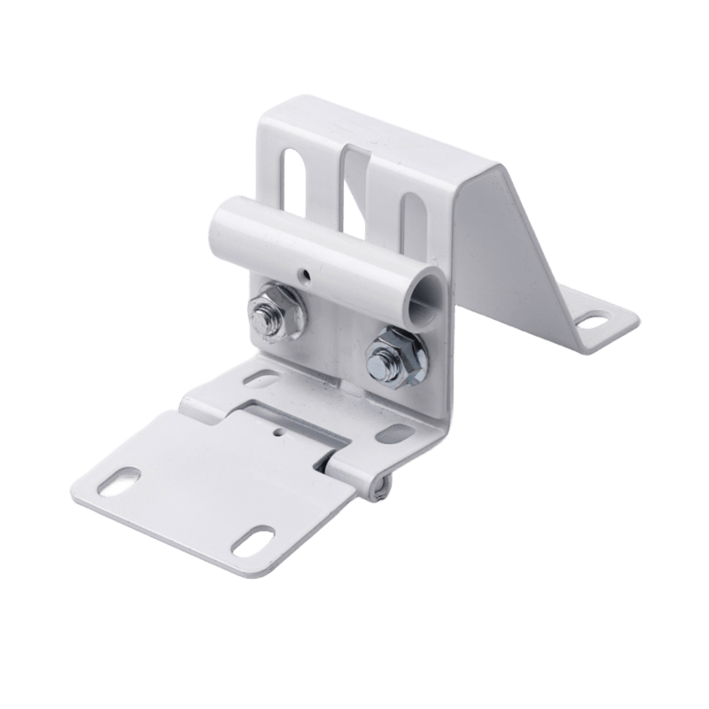 White Powder-Coated Finger-Protection Side Hinge | 2.0 mm Protective Hinge – Model WT-T60027