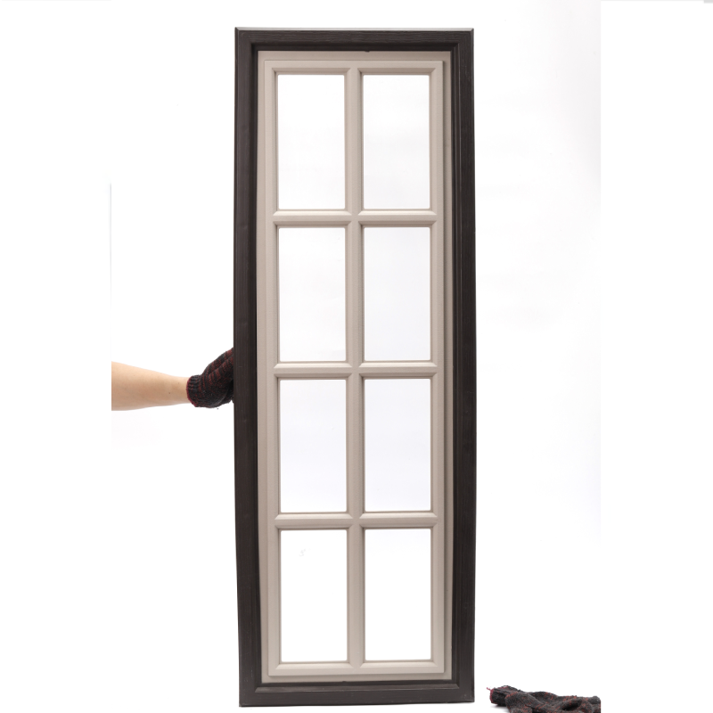 Garage Door Long Decorative Window | Extended Profile Decorative Glass – Model WT-W110012