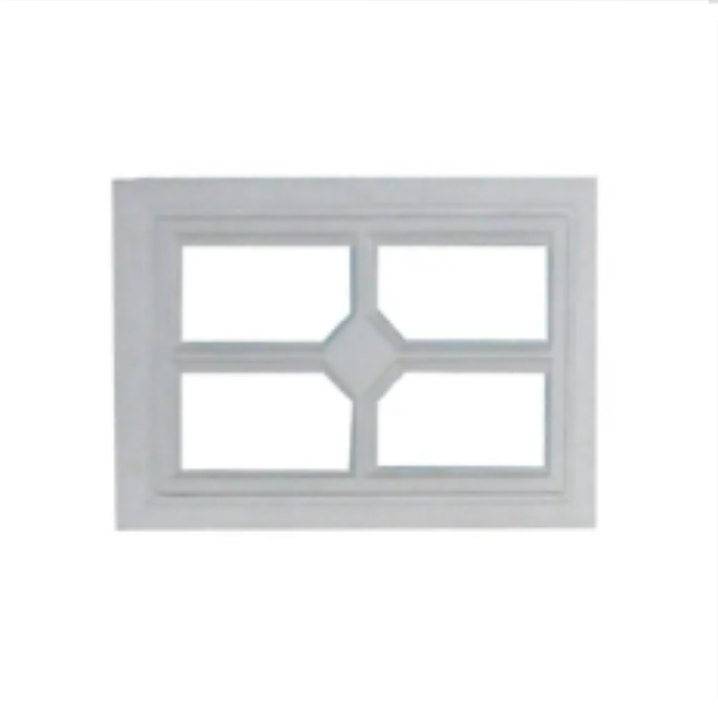 Garage Door White Decorative Window | Exterior Decorative Window – Model WT-W110004