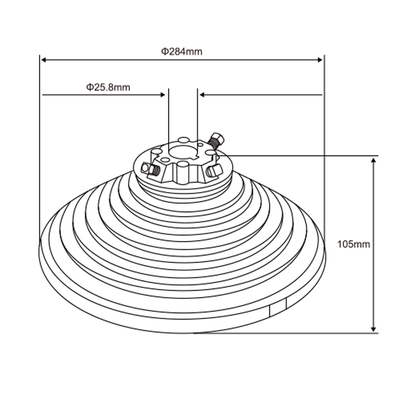V18′ Vertical-Lift Cable Drum for Sectional Garage Doors | Precision High-Lift Drum – Model WT-D10013