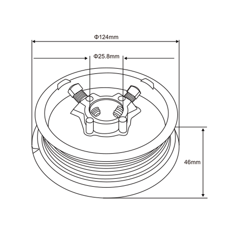 8&prime; Cable Drum | Garage Door Cable Winding Drum &ndash; Model WT-D10001