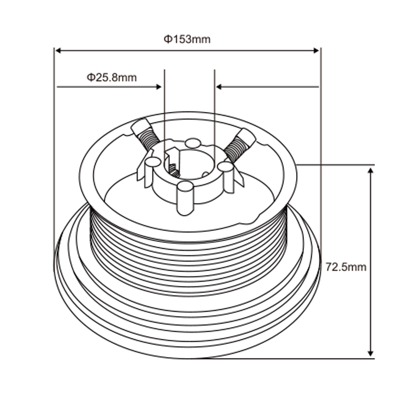 4–54′ Cable Drum | Adjustable Vertical Lift Cable Drum – Model WT-D10008