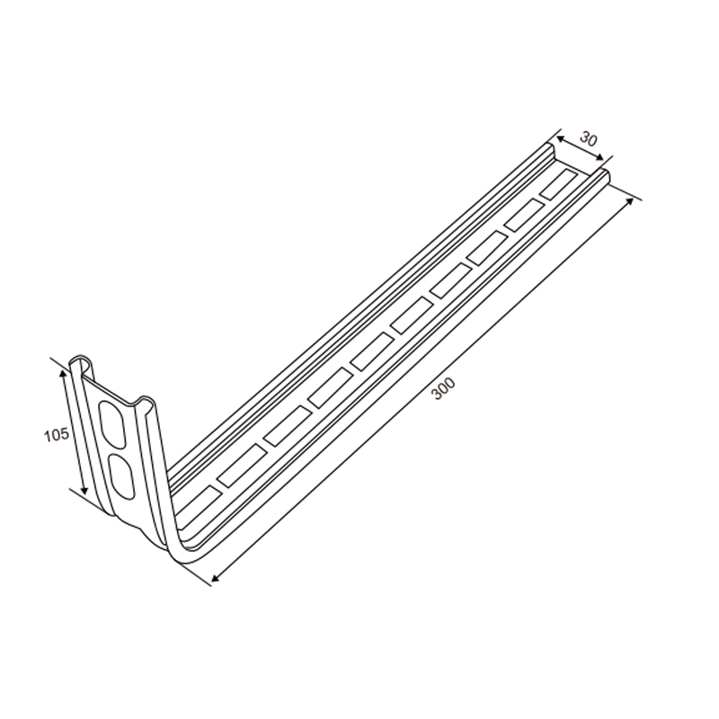 L-Type Installation Bracket for Track | Heavy-Duty Installation Bracket &ndash; Model WT-T50028