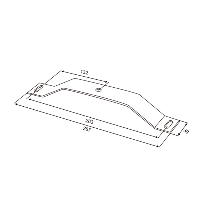 Pulley Mounting Plate | Reinforced Steel Garage Door Hardware – Model WT-R20022