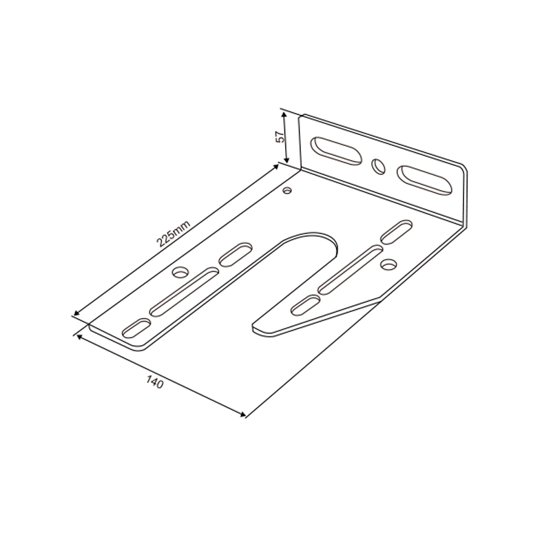 Commercial Multi-Purpose Internal Bracket | Industrial Garage Door Support – Model WT-B30004