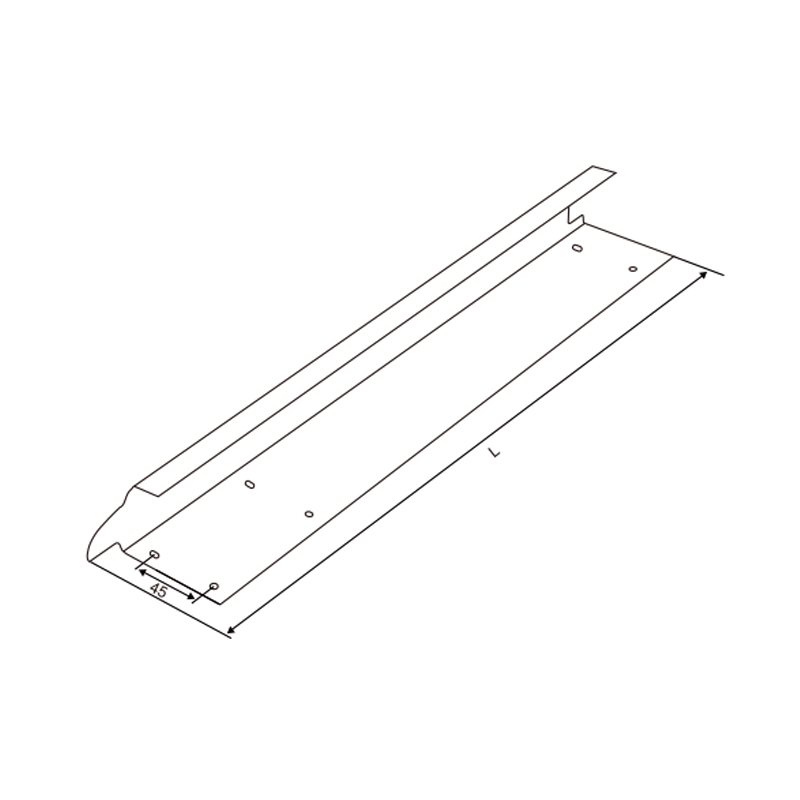 End Cap (A/B) | Protective Panel Edge Cap for Garage Doors – Model WT-P13005A/B