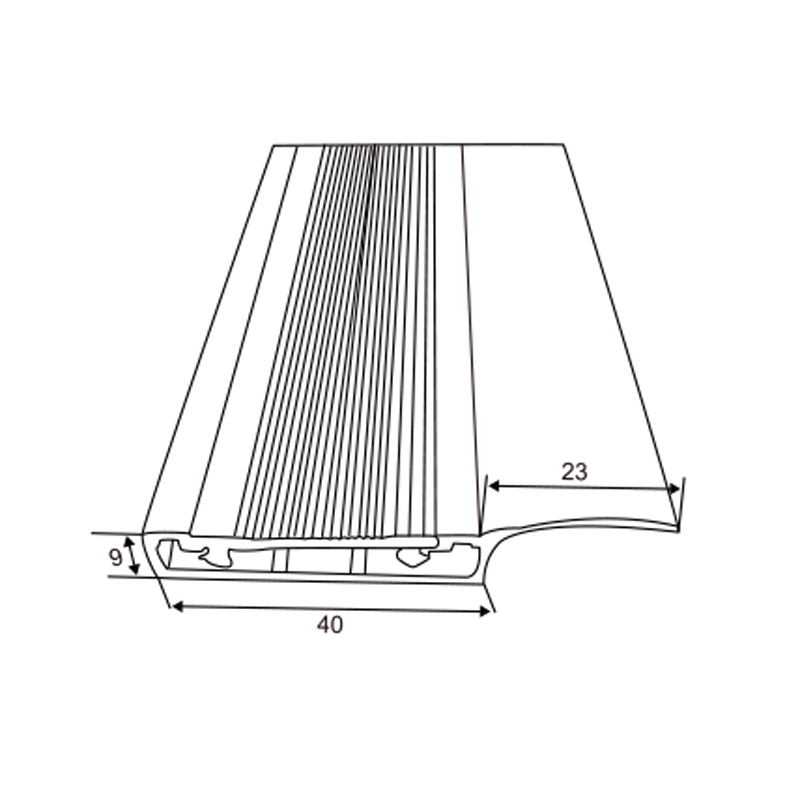 Single Leaf Side Seal Profile | Garage Door Side Sealing Profile – Model WT-P100012