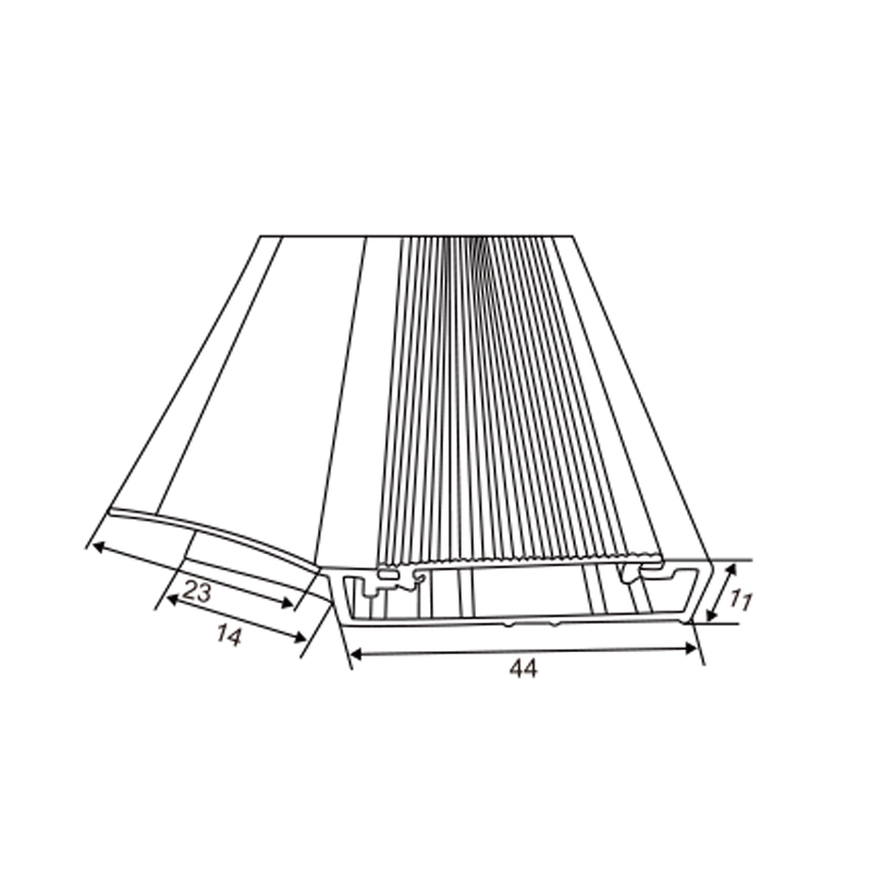 Double Leaf Side Seal Profile | Garage Door Side Weatherproofing – Model WT-P100011