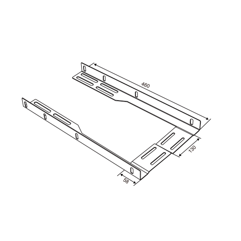 Flag Angle for Sectional Garage Door | Heavy-Duty Steel Track Support &ndash; Model WT-T50013