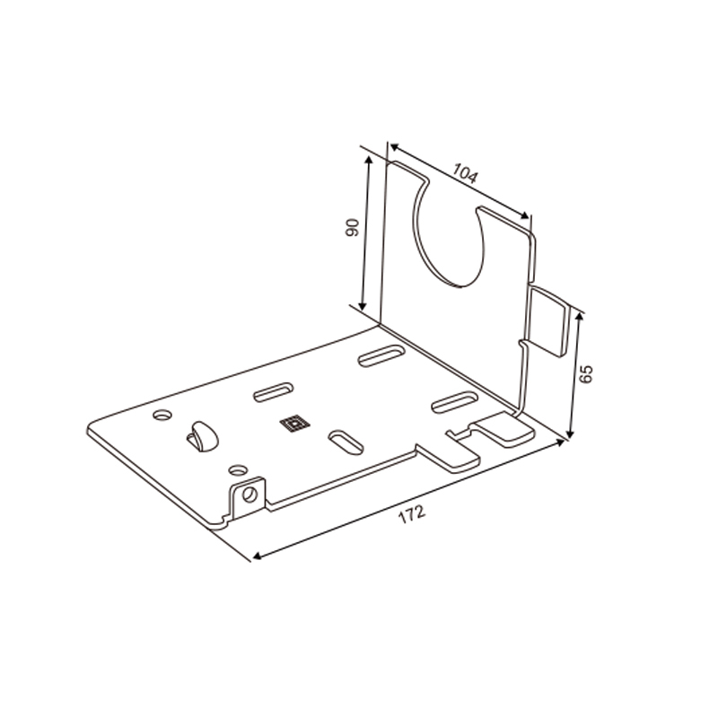 Bearing Plate Support | For Mounting Spring Break Device | Heavy-Duty Garage Door Hardware – Model WT-B30013