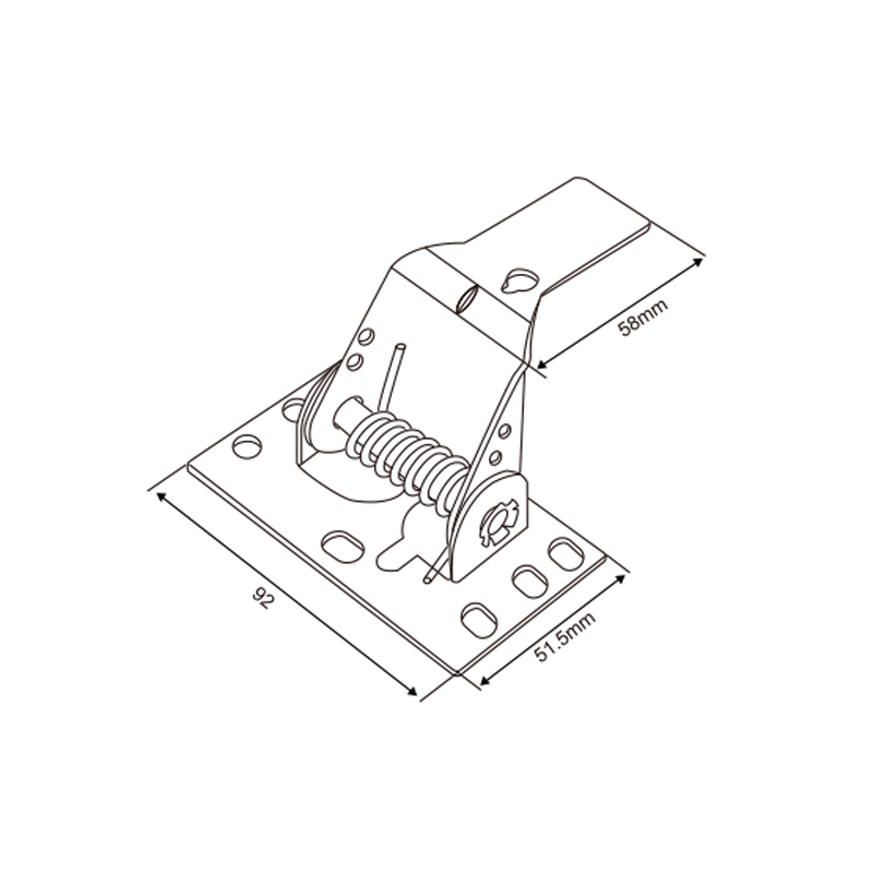 Automatic Cable Latch | Garage Door Auto Latch with Adjustable Cable Entry – Model WT-L80015