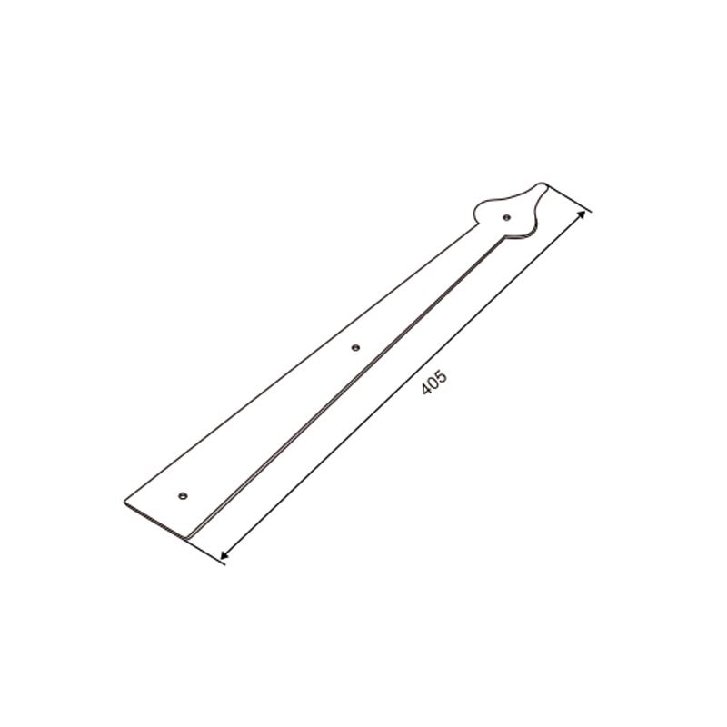 Decorative Garage Door Handle | Classic Exterior Panel Accent – Model WT-L80030