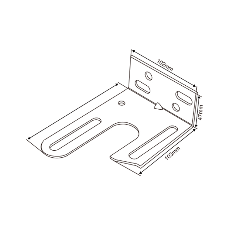 Residential Spring Anchor Support Bracket | Garage Door Torsion Spring Base – Model WT-B30005