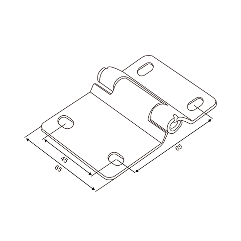 Center Hinge | 2.3 mm Thick-Gauge Panel Connector – Model WT-T60033