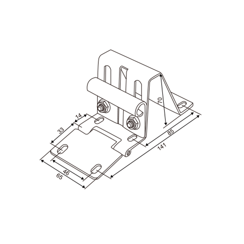 Finger-Protection Side Hinge | 2.0 mm Safety Panel Hinge – Model WT-T60025