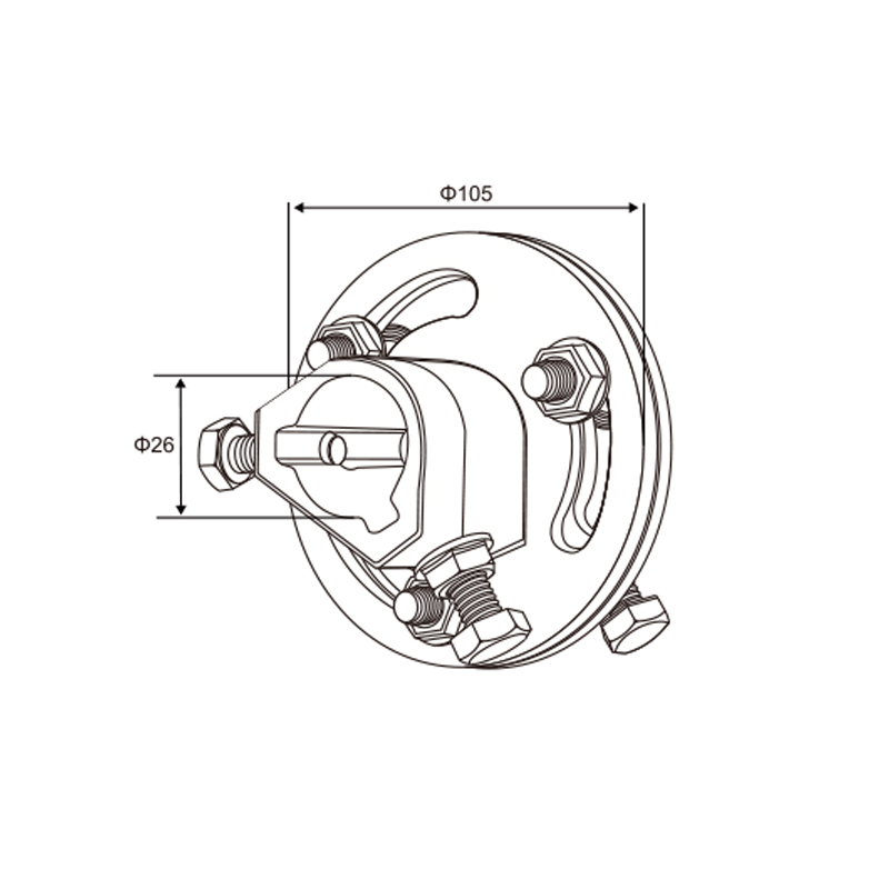 Steel Coupler for Shaft Connection | Garage Door Drive Connector – Model WT-K70005