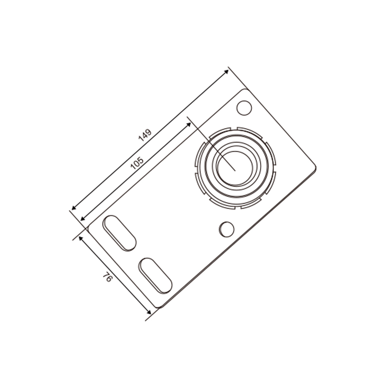 Bearing Shaft Support Bracket | Precision Garage Door Torsion Shaft Holder – Model WT-B30009