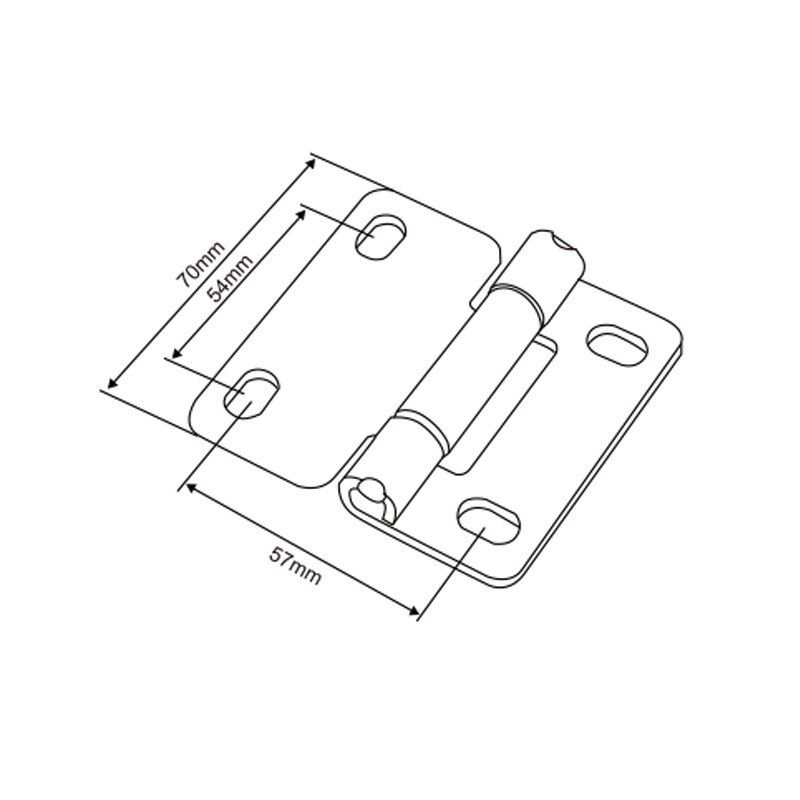 Galvanized Center Hinge | 2.5 mm Corrosion-Shield Panel Connector – Model WT-T60030