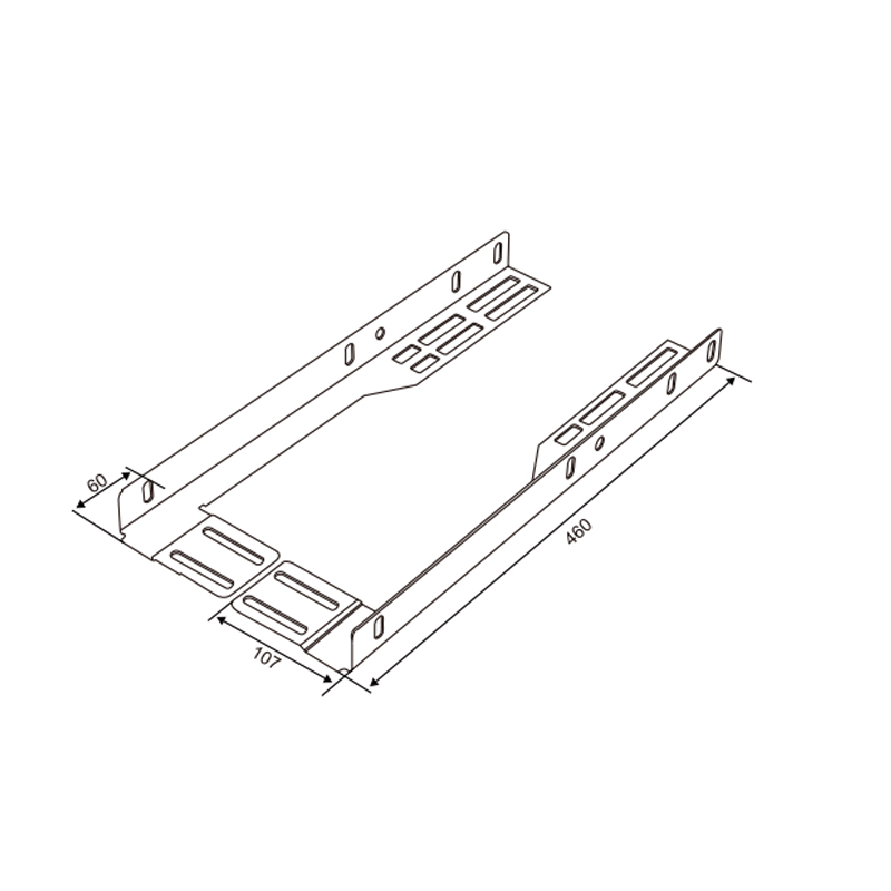 Flag Angle for Sectional Garage Door | Reinforced Rail Angle Bracket &ndash; Model WT-T50014