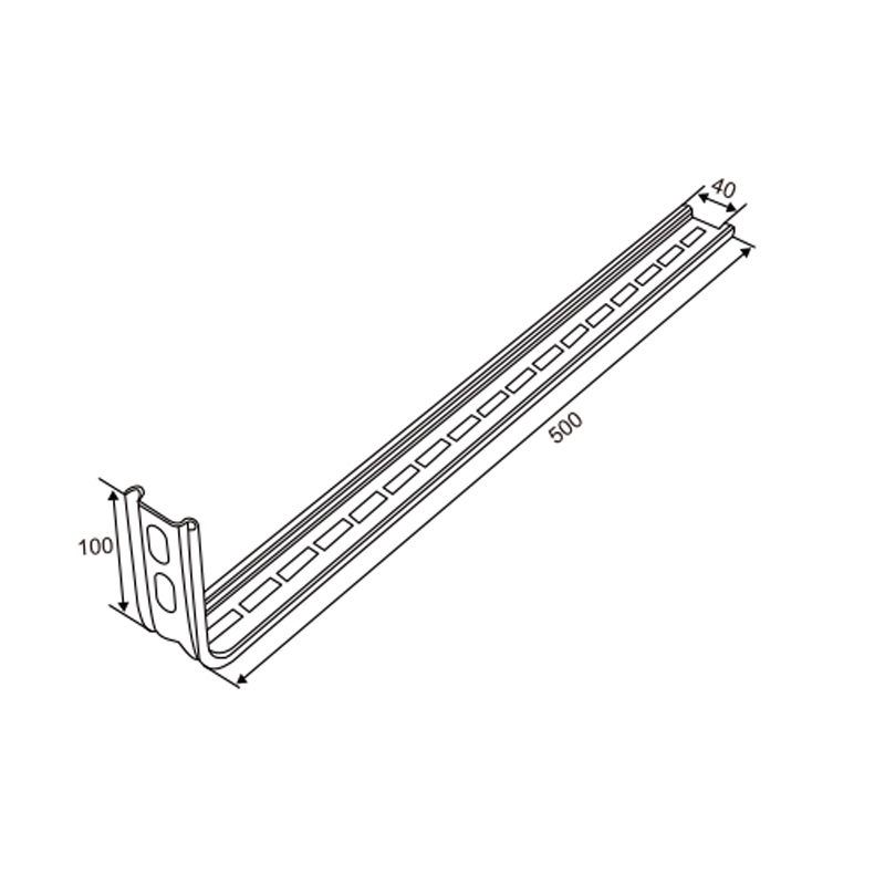 L-Type Installation Bracket for Track | Premium Steel Mount &ndash; Model WT-T50029