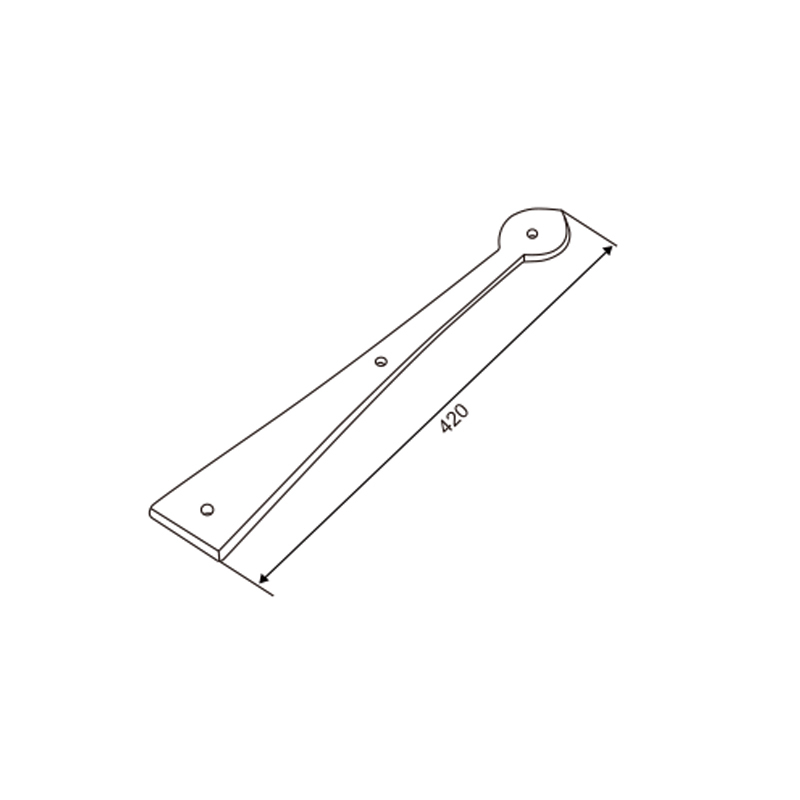 Decorative Garage Door Handle | Multi-Use Exterior Accent Handle – Model WT-L80031