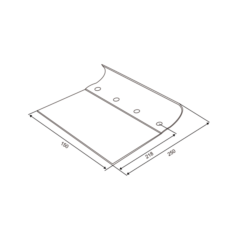 Track Connection Plate | Heavy-Duty Steel Rail Connector &ndash; Model WT-T50012