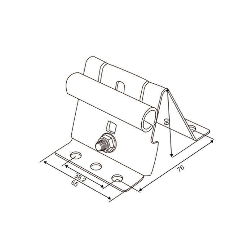 Residential Top Bracket Support (Alternate) | Reinforced Upper Track Support – Model WT-40012