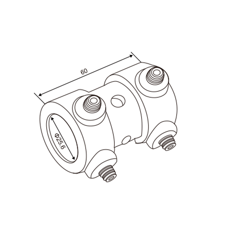 Aluminum Coupler for Shaft Connection | Lightweight Garage Door Connector – Model WT-K70006