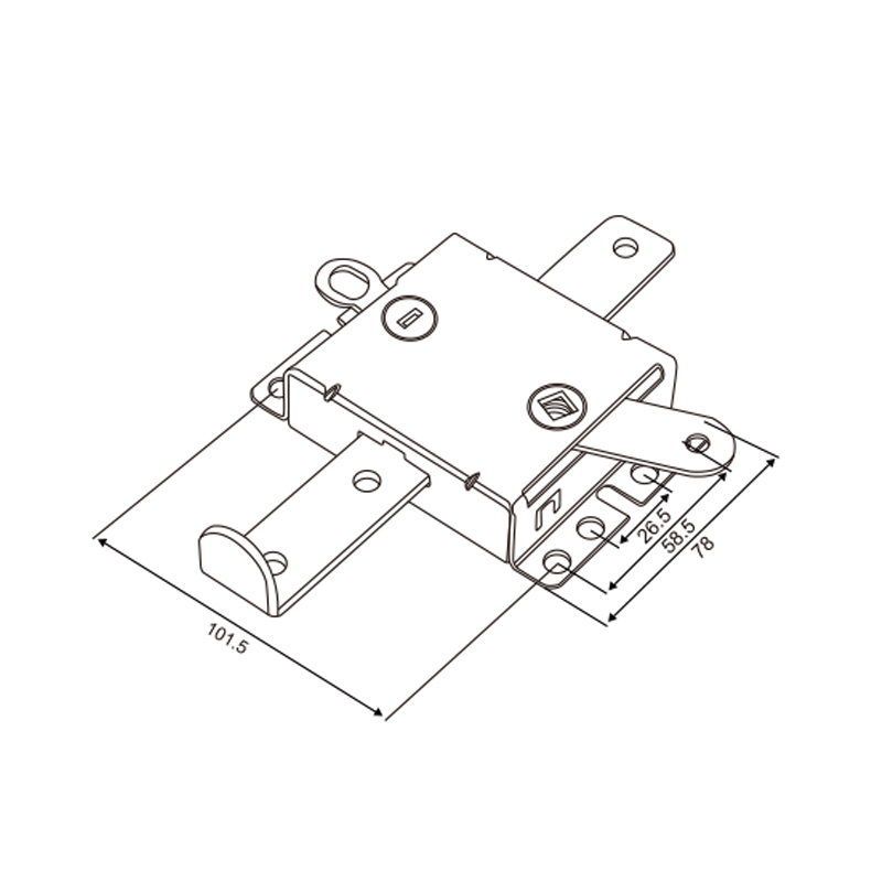 Garage Door Spring Catch with Reinforced Design | Smooth Latching Action – Model WT-L80022