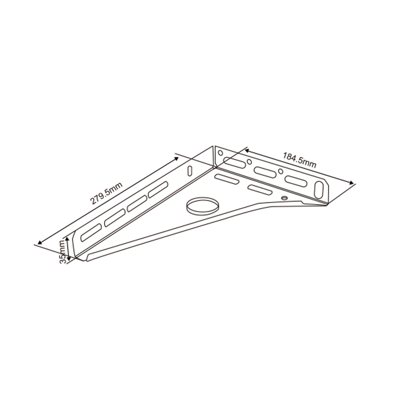 A-Type Installation Triangle Bracket | Multi-Angle Garage Door Anchor – Model WT-B30012