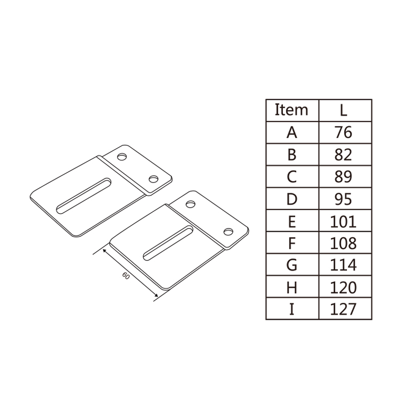 Standard Garage Door Jamb Bracket | Heavy-Duty Track Support &ndash; Model WT-T50018